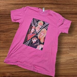 Bella Canvas Black Pink Kill This Love Pink Graphic Tee Shirt